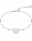 Hjerte armbånd med zirkon