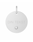 Rundt vedæng med zirkon