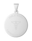 Vedhæng til læge – med caduceus symbol